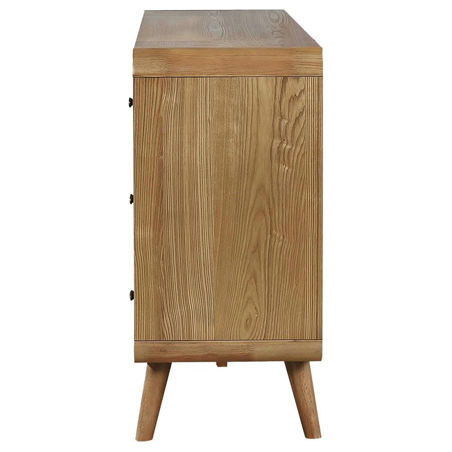 Robyn 6-drawer Bedroom Dresser Light Ash view 5