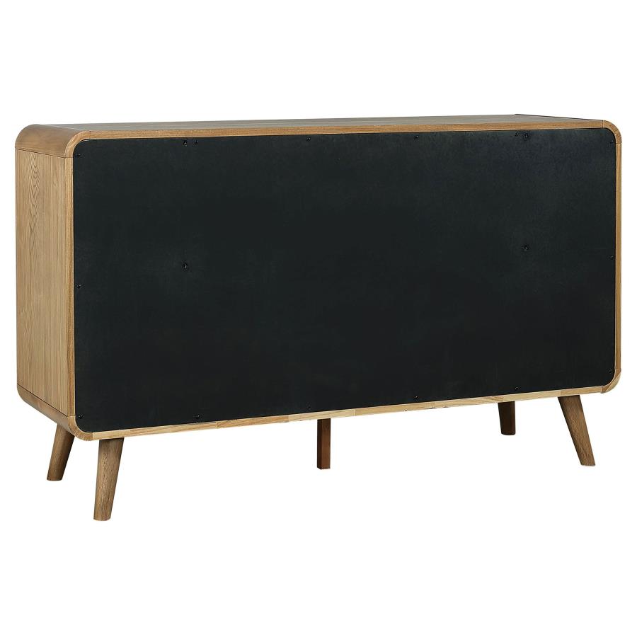 Robyn 6-drawer Bedroom Dresser Light Ash view 6