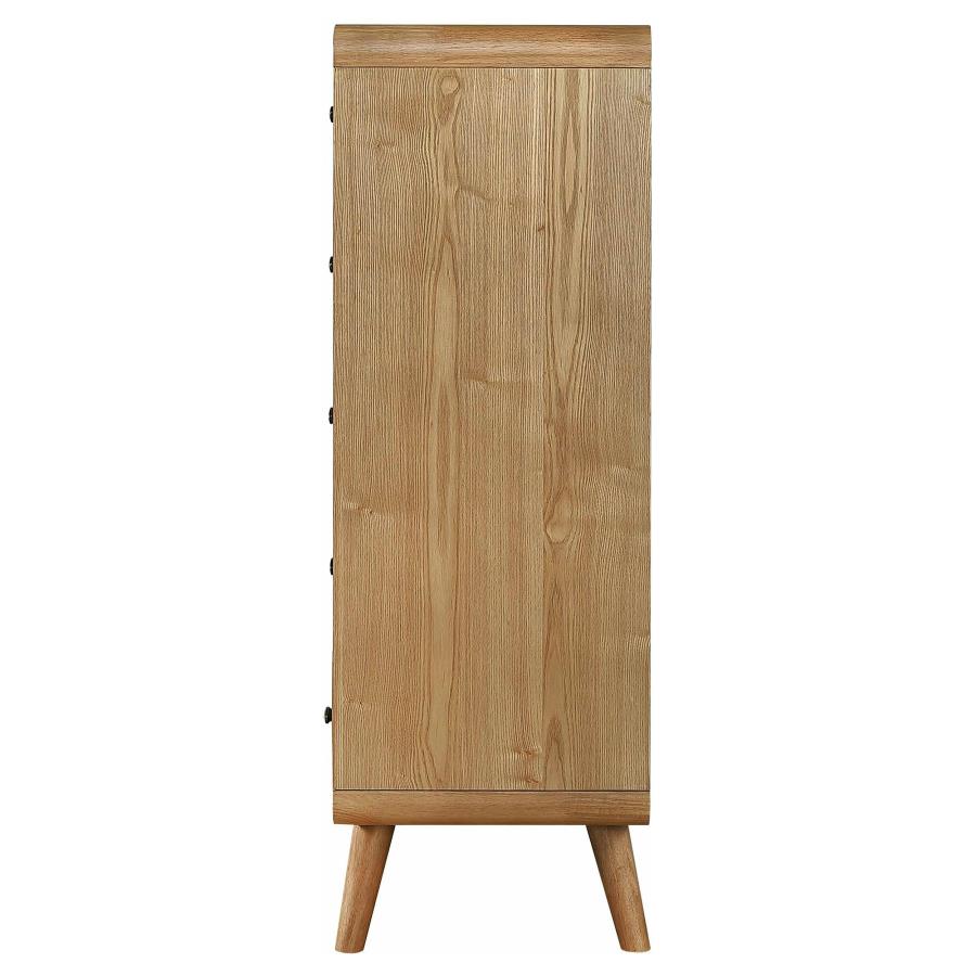 Robyn 5-drawer Bedroom Chest of Drawers Light Ash view 5