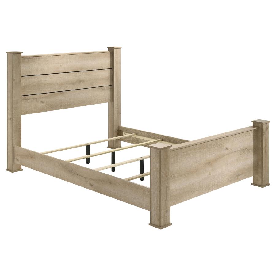 Oakglen 4-piece Eastern King Bedroom Set Weathered Oak view 3