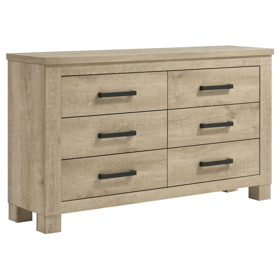 Oakglen 4-piece Eastern King Bedroom Set Weathered Oak view 7