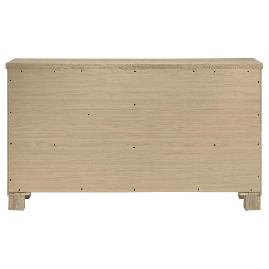 Oakglen 6-drawer Bedroom Dresser Weathered Oak view 7