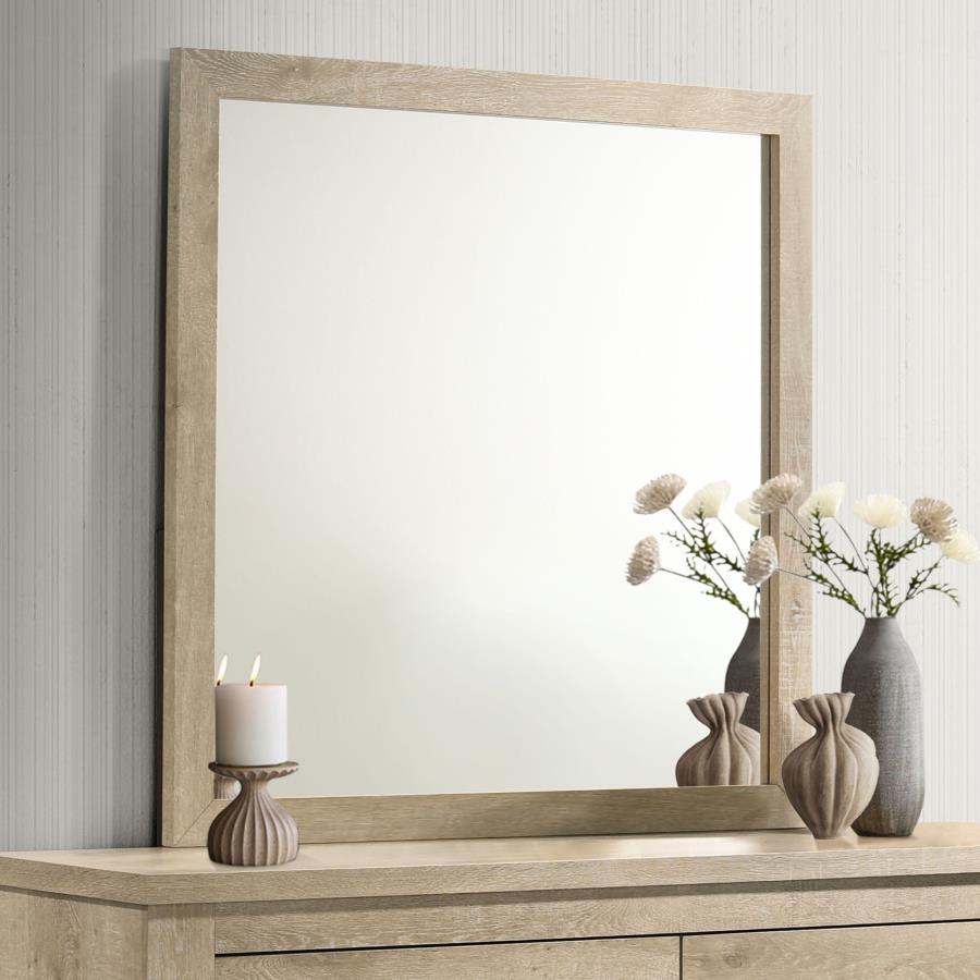 Oakglen Dresser Mirror Weathered Oak view 2