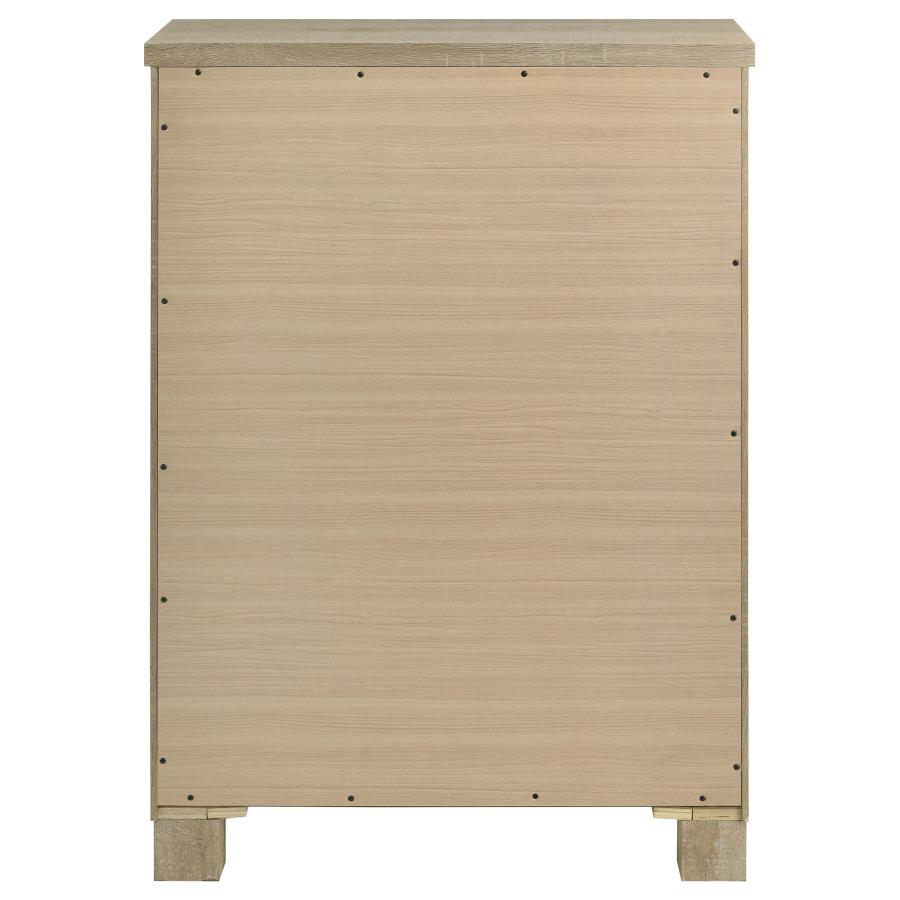 Oakglen 5-drawer Bedroom Chest of Drawers Weathered Oak view 7