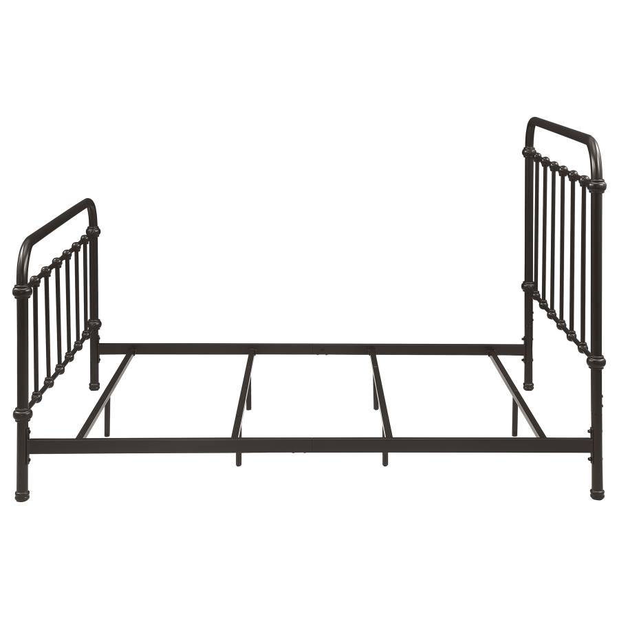 Livingston Metal Full Open Frame Bed Dark Bronze view 5