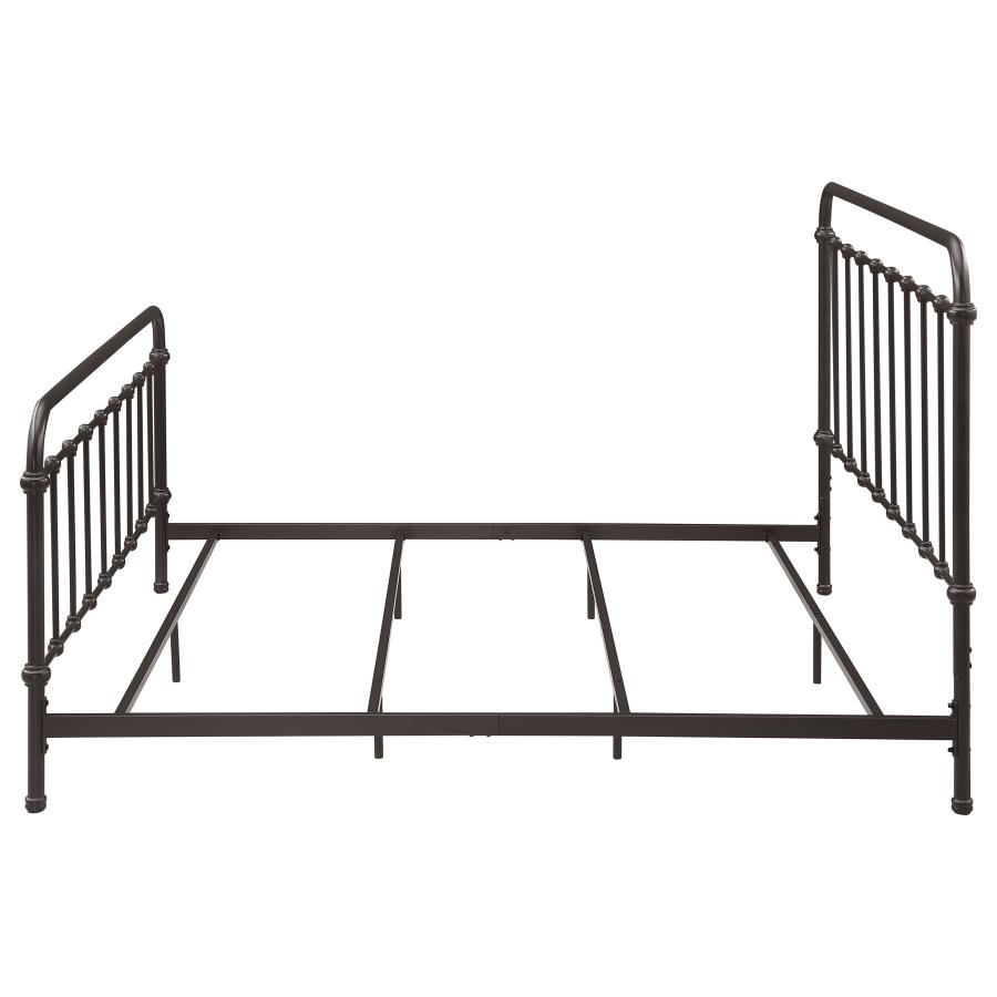 Livingston Metal Eastern King Open Frame Bed Dark Bronze view 5