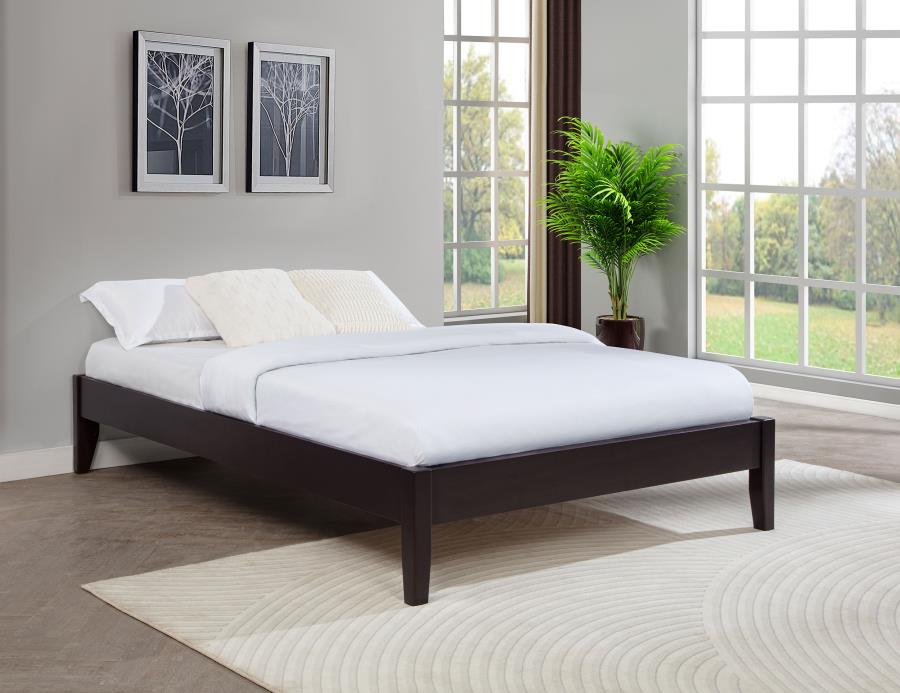 Hounslow Full Universal Platform Bed Cappuccino view 2