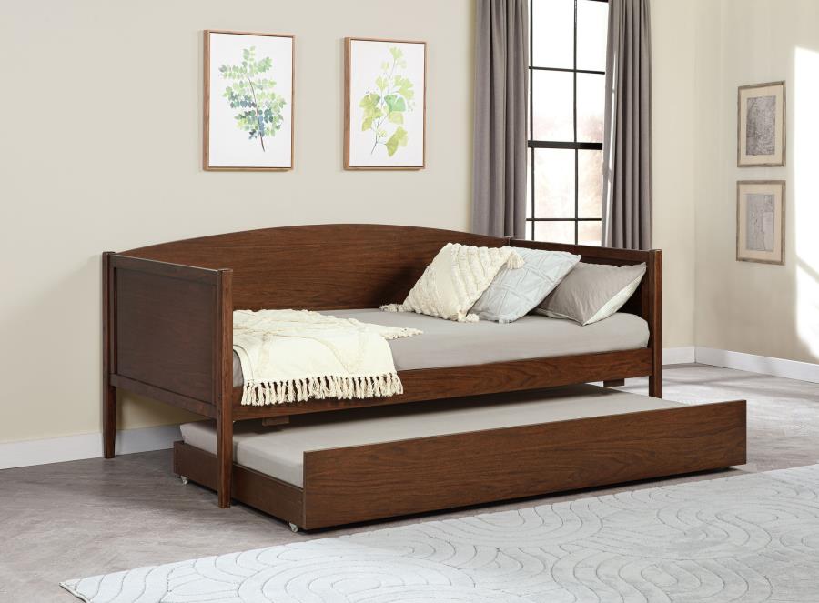 Bozeman Wood Twin Daybed With Trundle Medium Walnut view 2