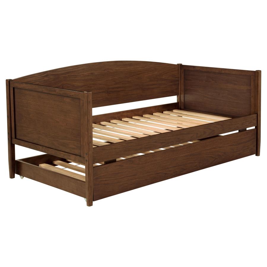 Bozeman Wood Twin Daybed With Trundle Medium Walnut view 4