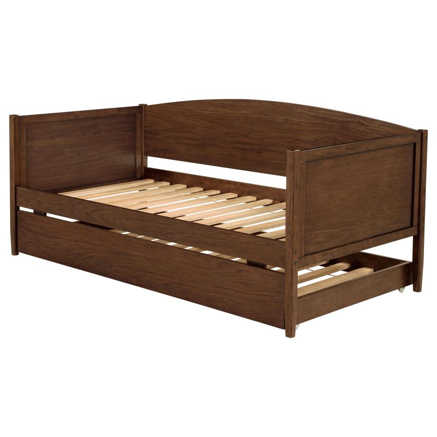 Bozeman Wood Twin Daybed With Trundle Medium Walnut view 6