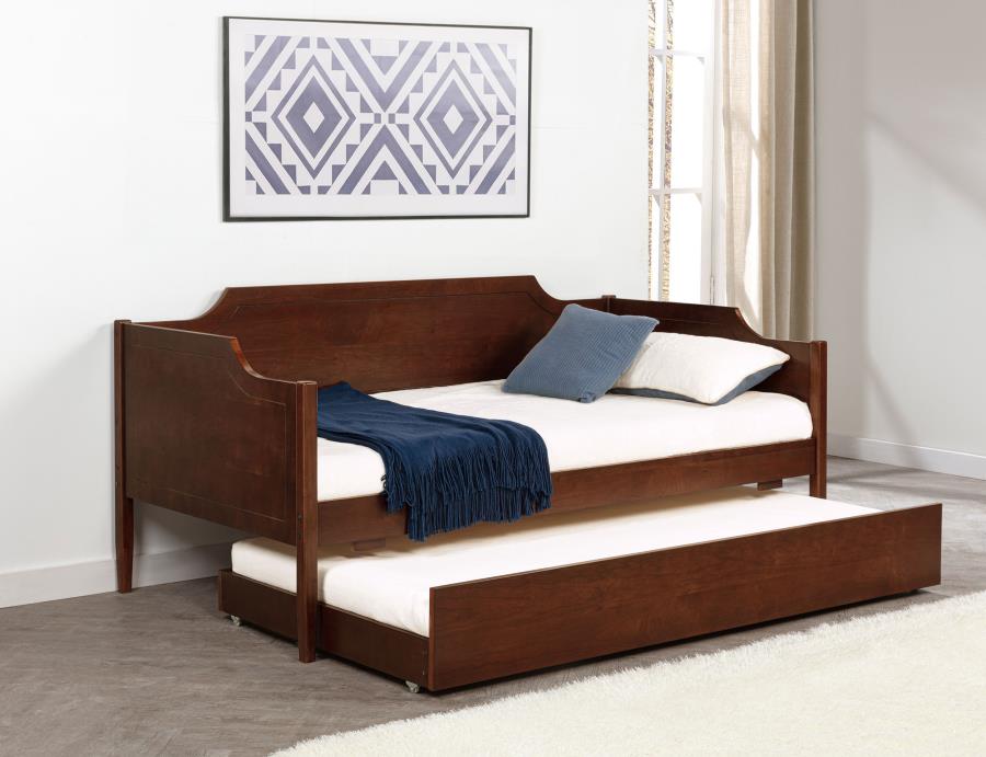 Redding Wood Twin Daybed With Trundle Cherry view 2