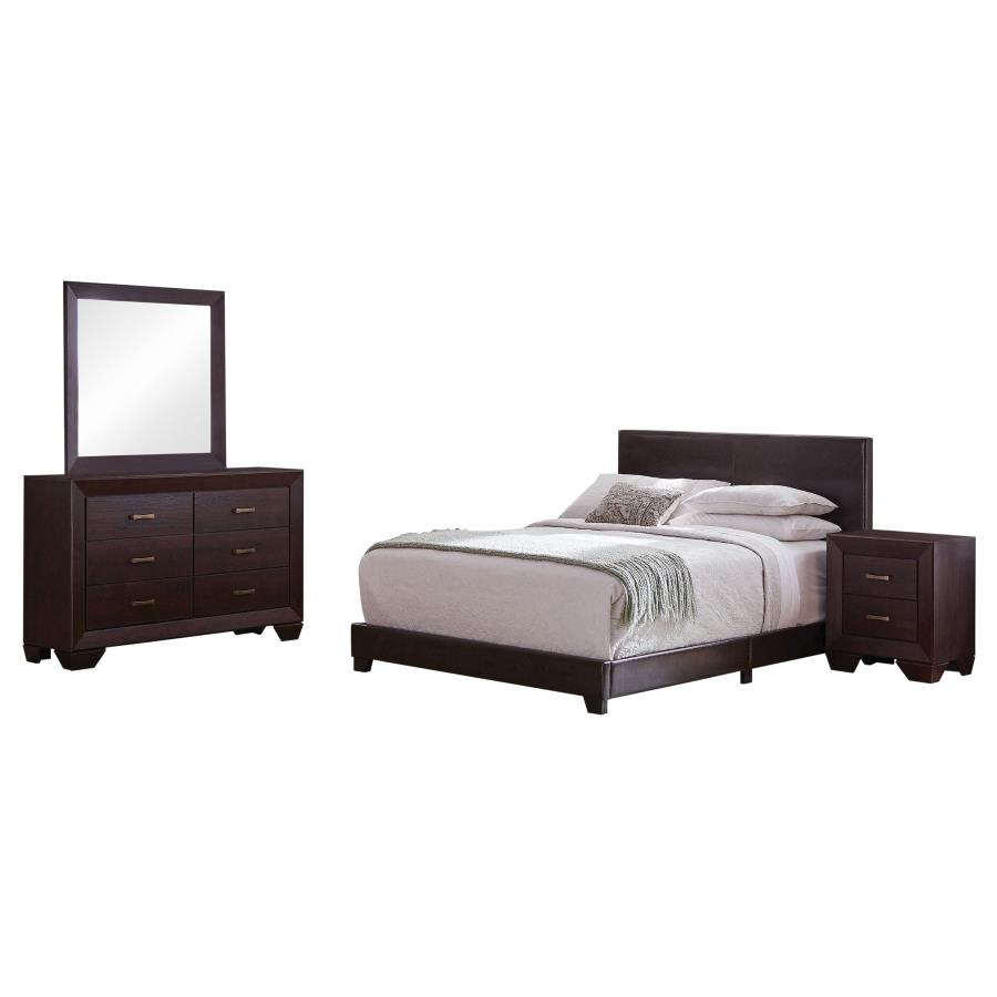 Dorian 4-piece Eastern King Bedroom Set Dark Cocoa view 2