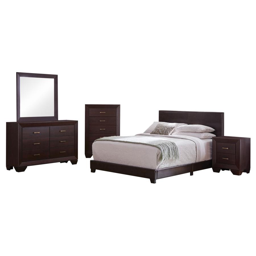 Dorian 5-piece Eastern King Bedroom Set Dark Cocoa view 2