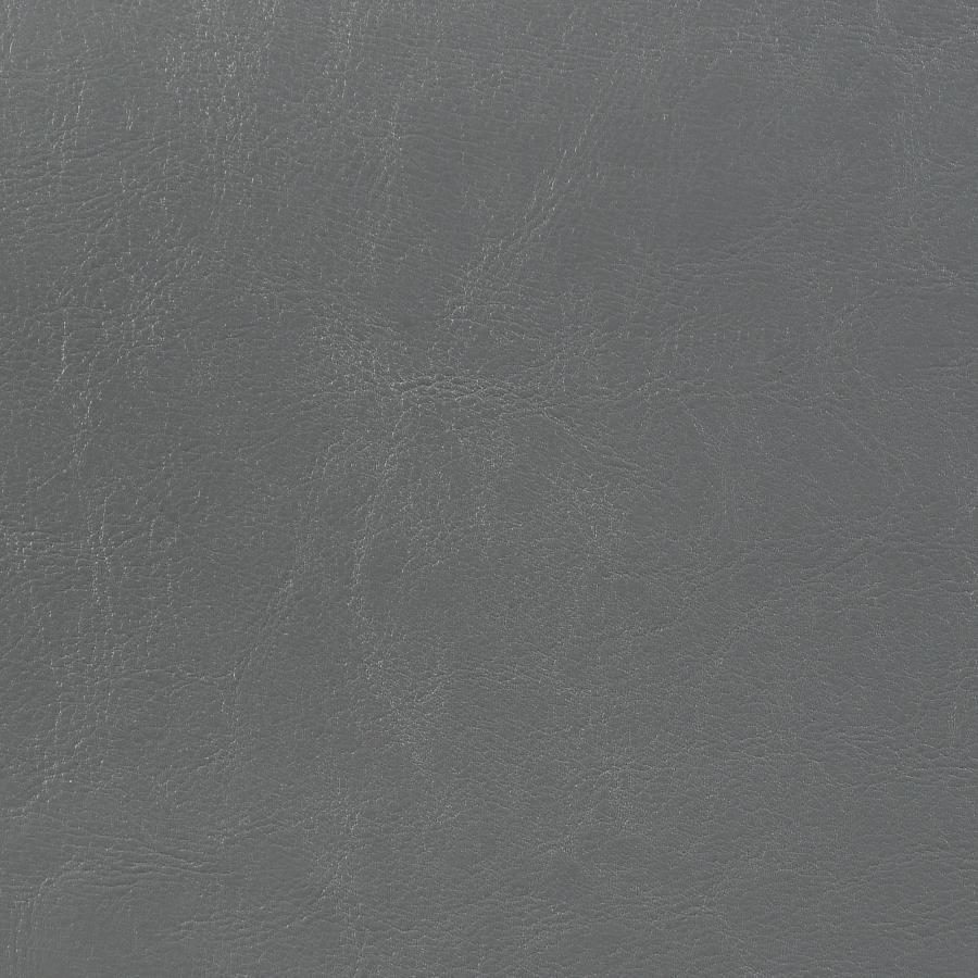 Dorian Faux Leather Upholstered Eastern King Panel Bed Grey view 3