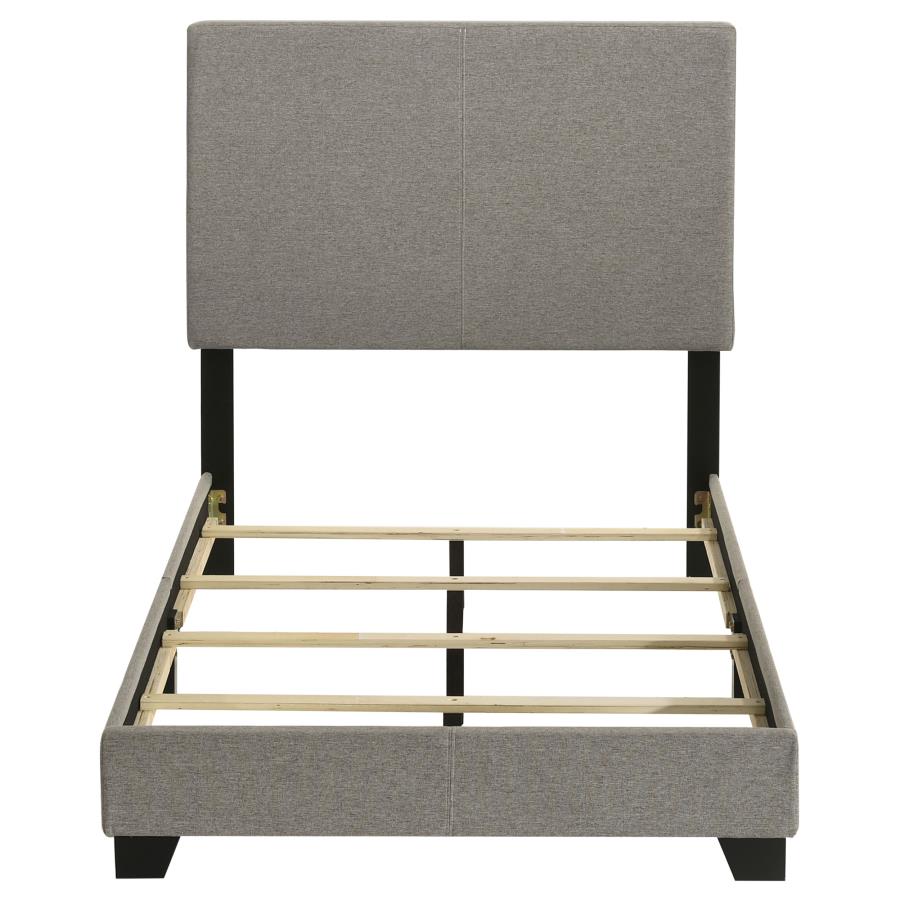 Dorian Fabric Upholstered Twin Panel Bed Taupe view 4