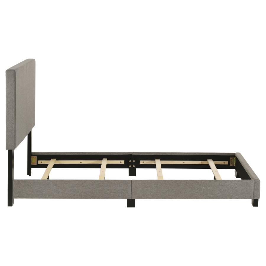 Dorian Fabric Upholstered Twin Panel Bed Taupe view 6