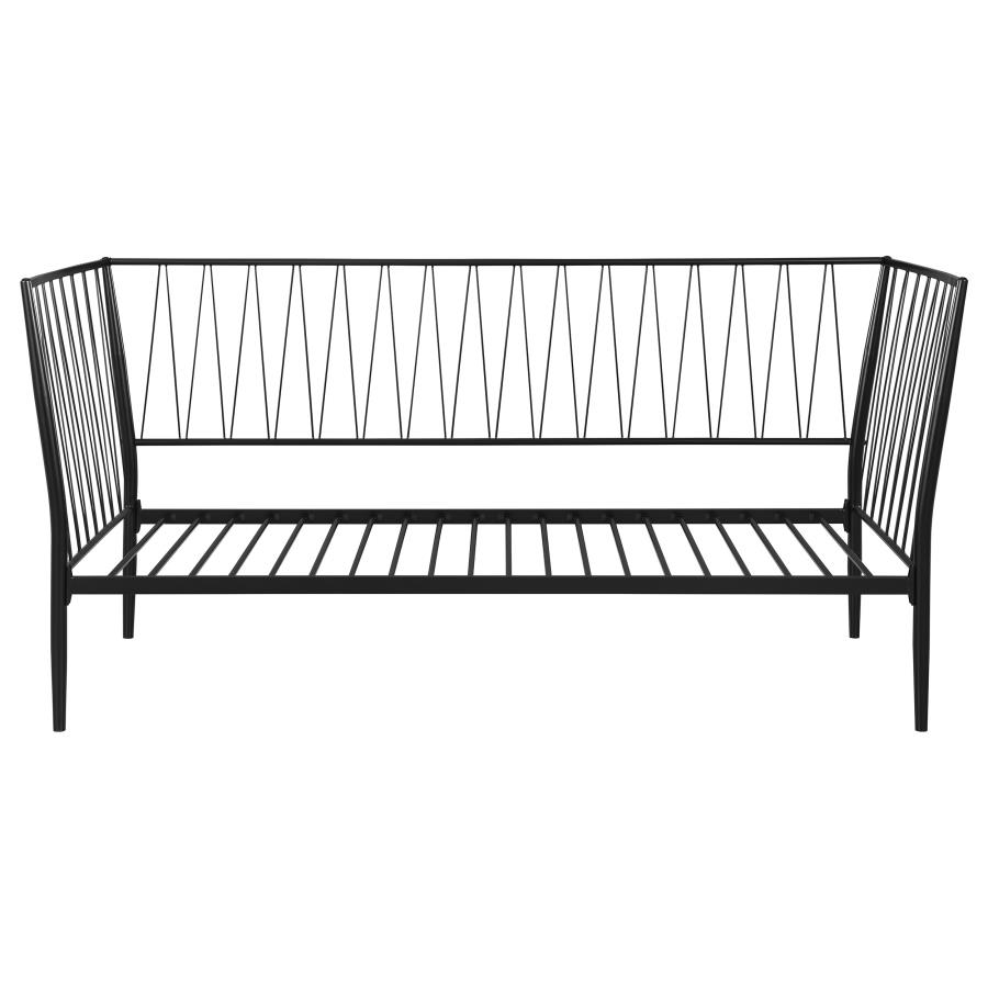 Richland Metal Twin Daybed Bed Frame Matte Black view 3