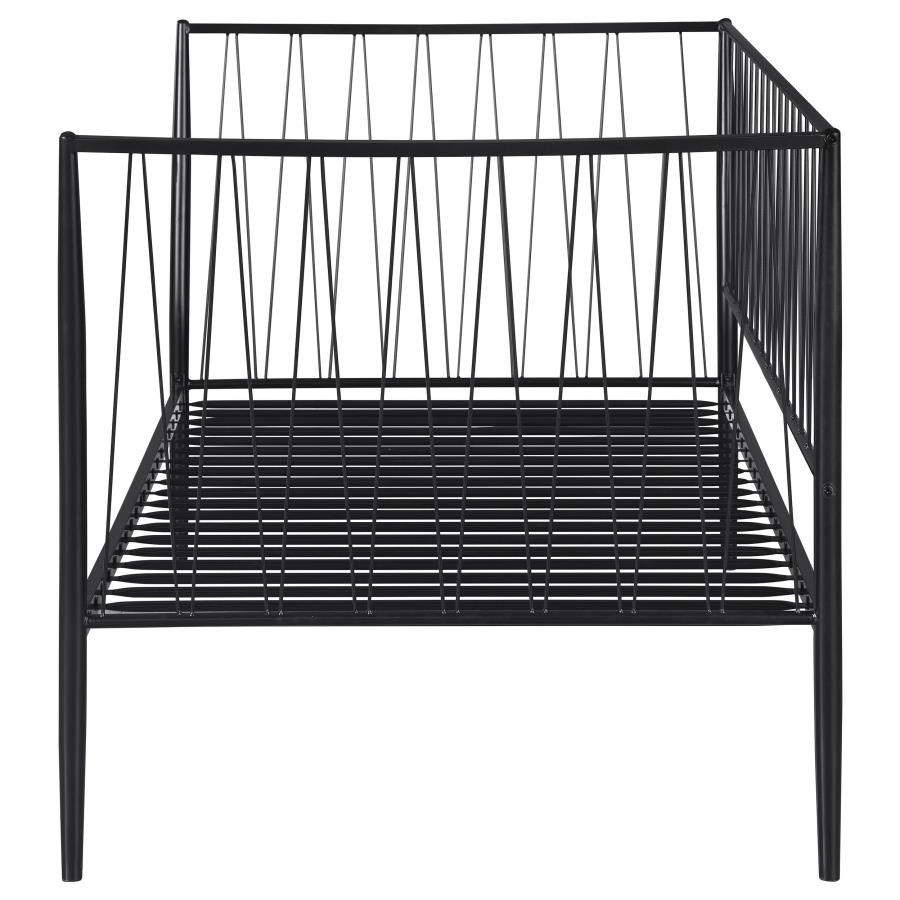 Richland Metal Twin Daybed Bed Frame Matte Black view 5