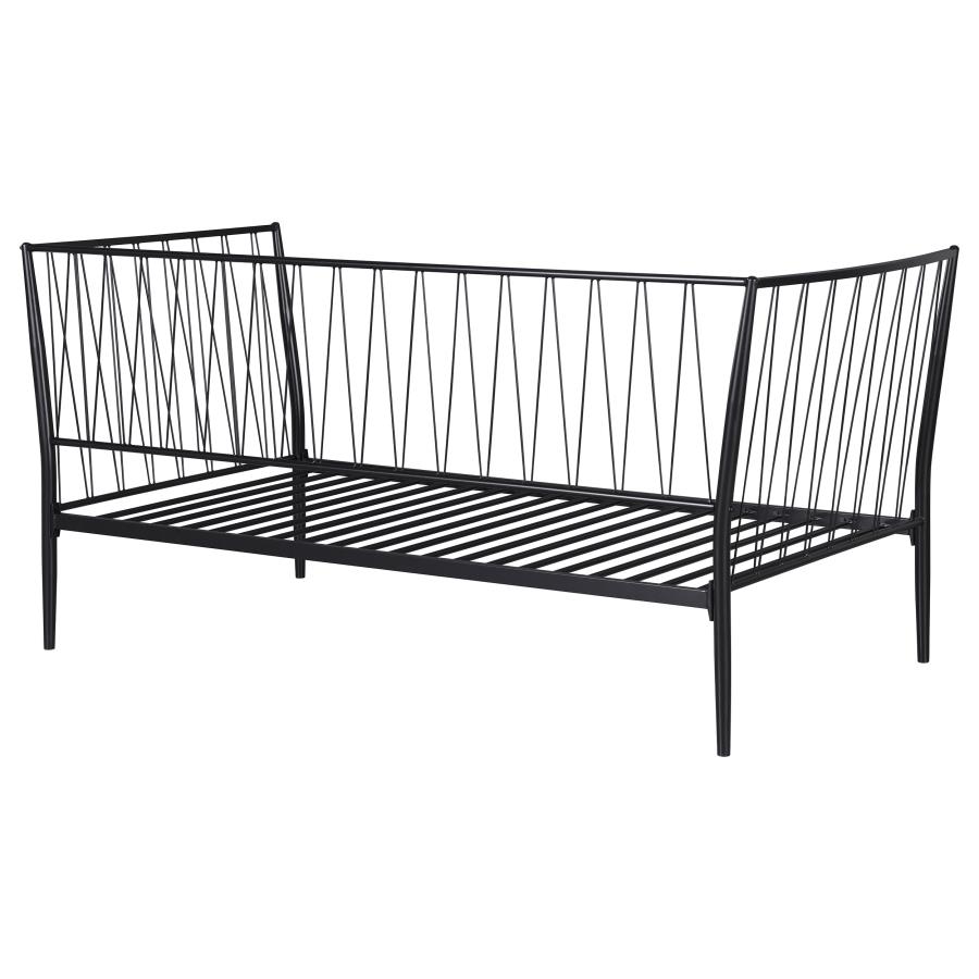 Richland Metal Twin Daybed Bed Frame Matte Black view 7