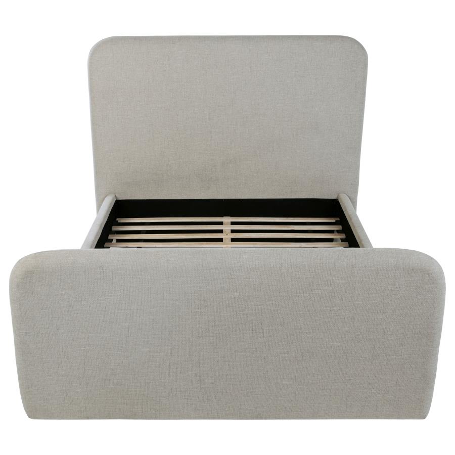 Wren Upholstered Queen Panel Bed Grey view 4