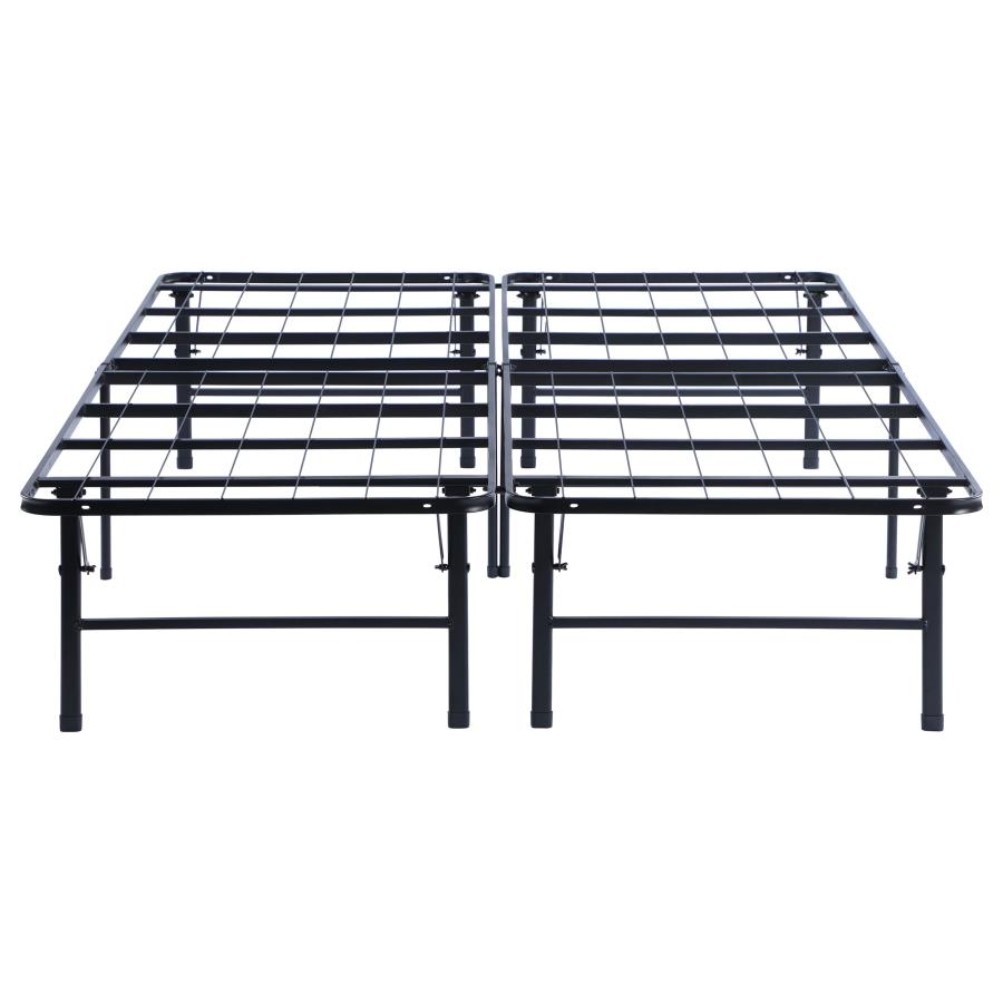Mabel Metal Queen Mattress Support Platform Bed Black view 5