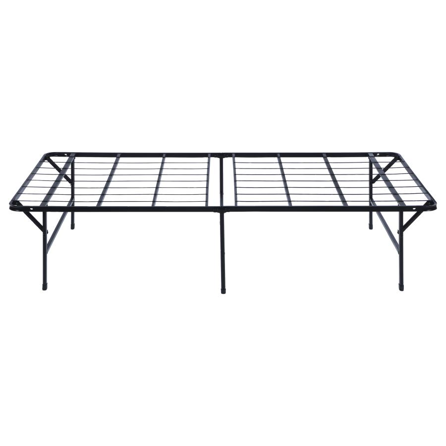 Mabel Metal Twin Mattress Support Platform Bed Black view 4