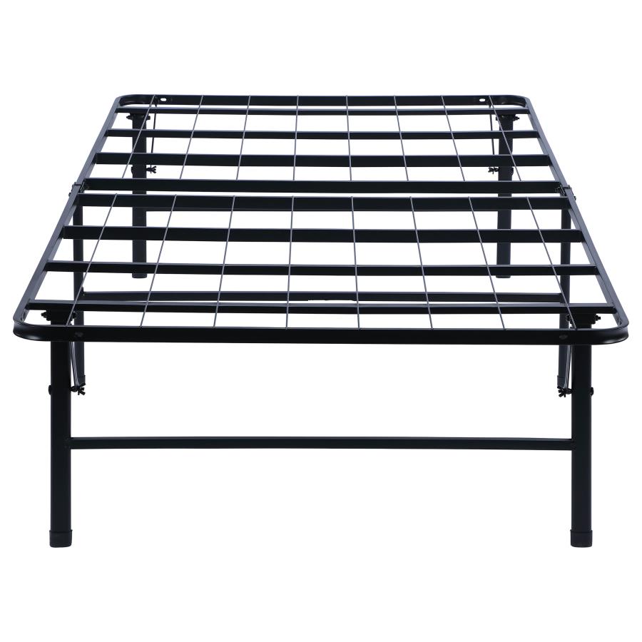 Mabel Metal Twin Mattress Support Platform Bed Black view 5