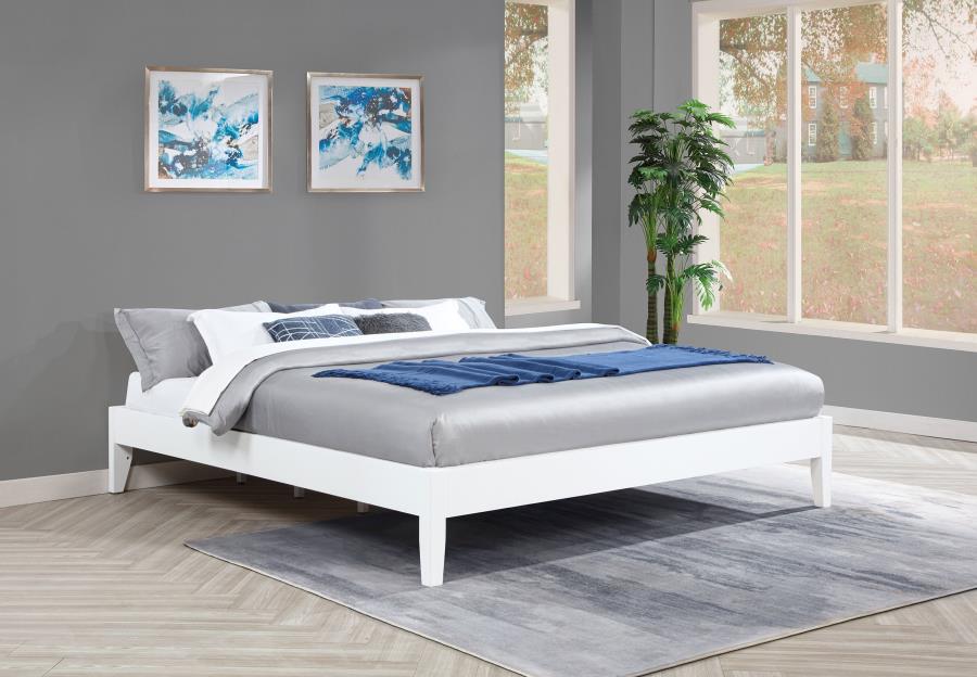 Hounslow Eastern King Universal Platform Bed White view 2