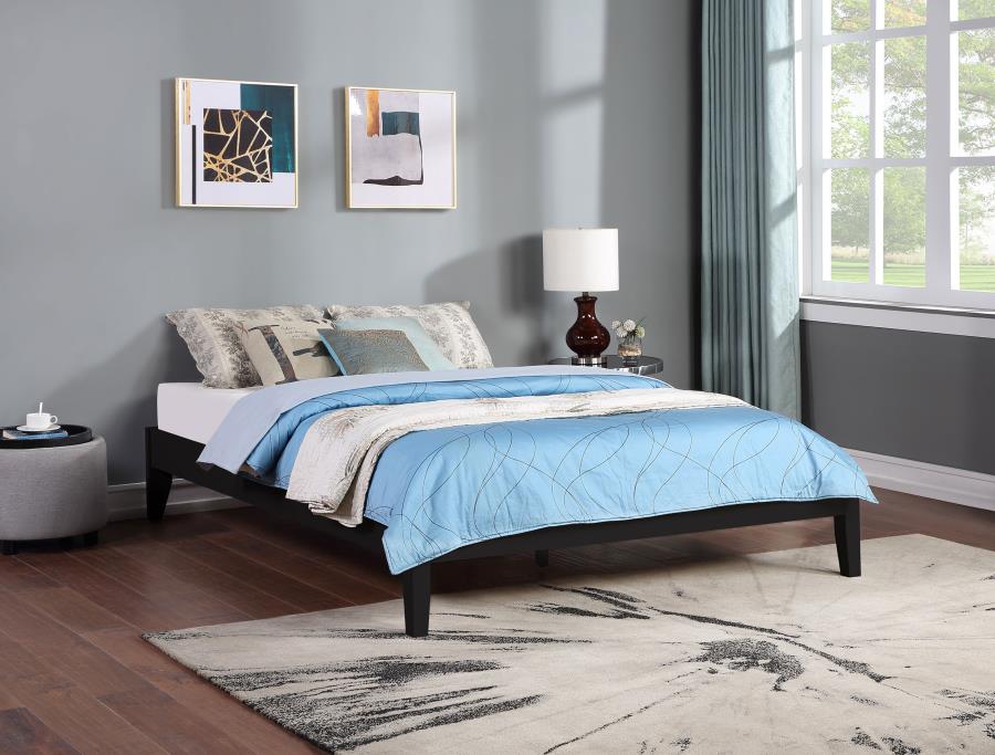 Hounslow Queen Universal Platform Bed Black view 2