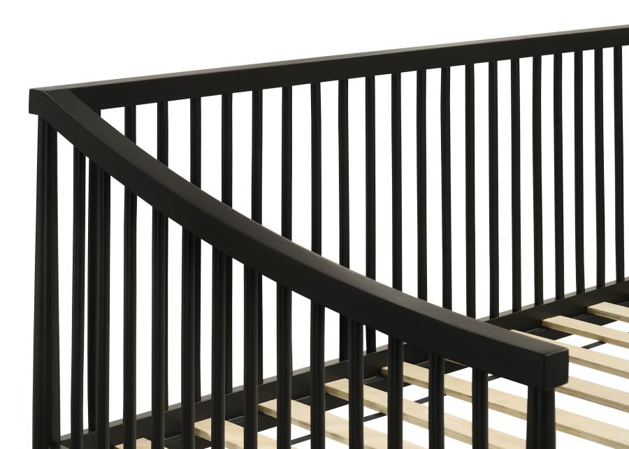 Delgado Windsor Twin Wood Daybed with Trundle Black view 7
