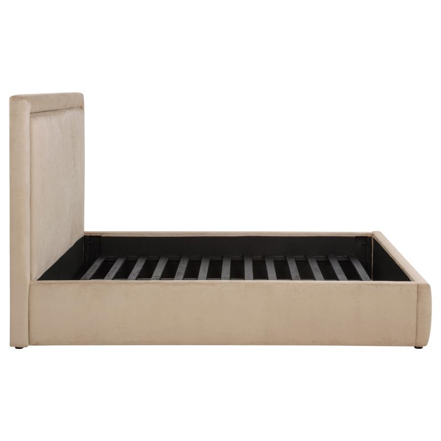 Lawson 54-inch Upholstered Eastern King Platform Bed Saddle view 6