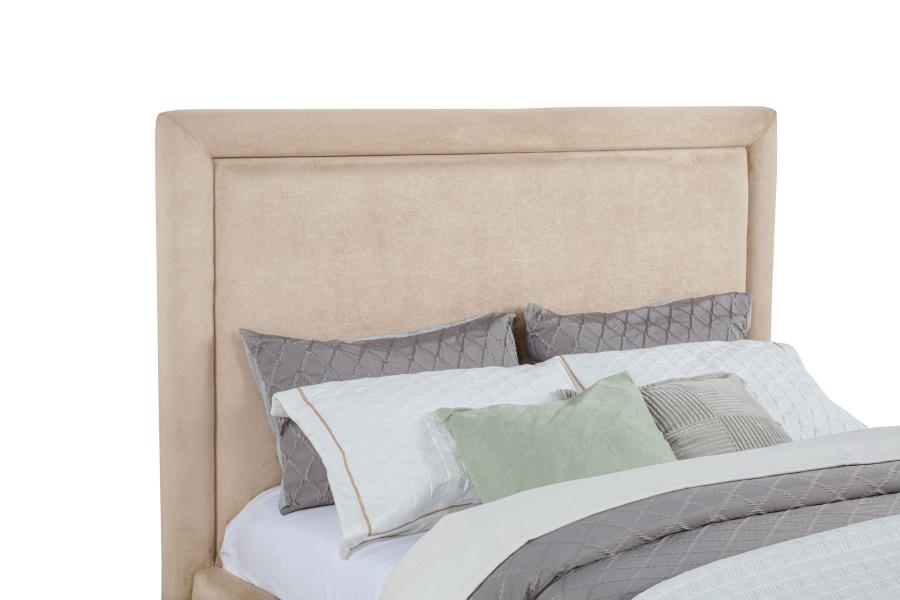 Lawson 54-inch Upholstered Eastern King Platform Bed Saddle view 7