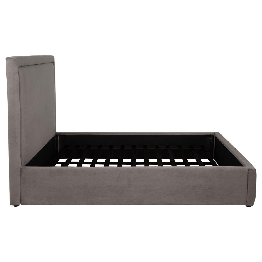 Lawson 54-inch Upholstered Queen Platform Bed Mushroom view 6