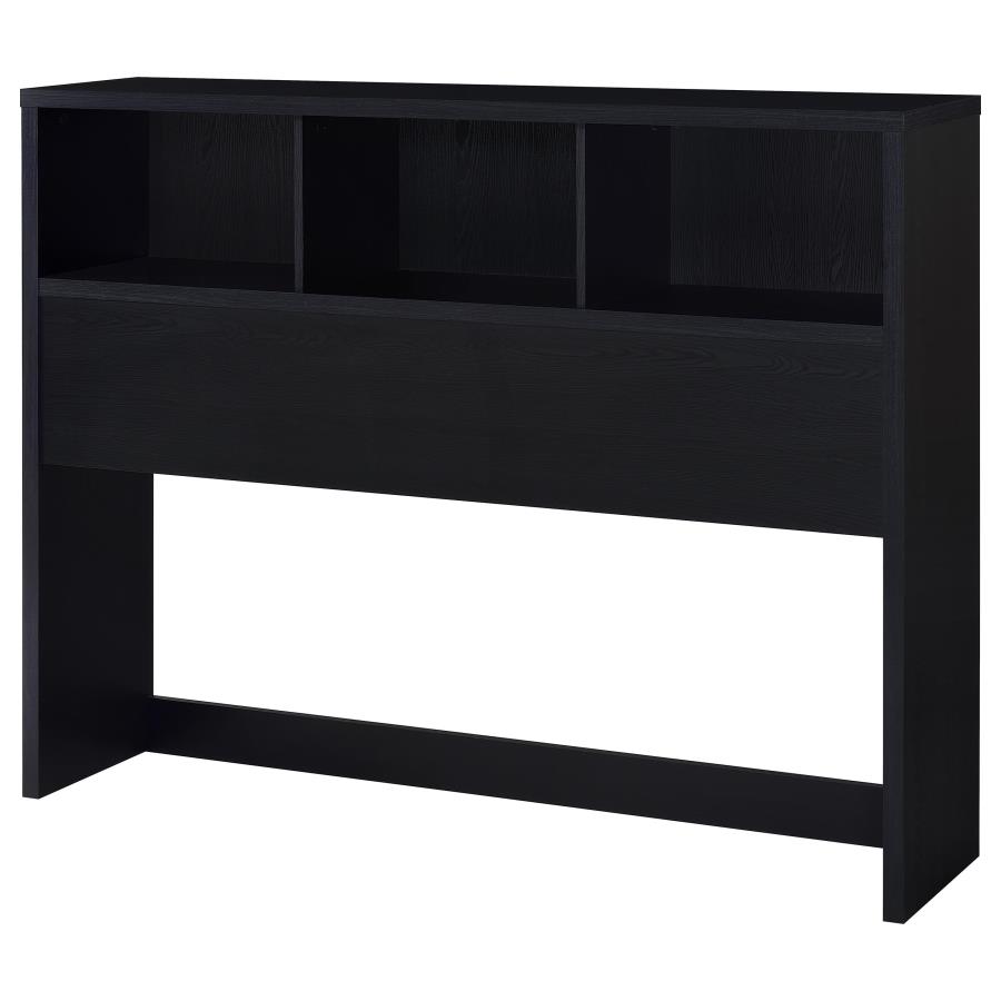 Westpark 49-inch Queen Bookcase Headboard Black view 4