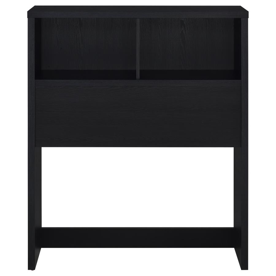 Westpark 49-inch Twin Bookcase Headboard Black view 3