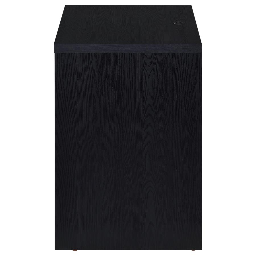 Westpark 2-drawer Nightstand LED Lights and USB Black view 7
