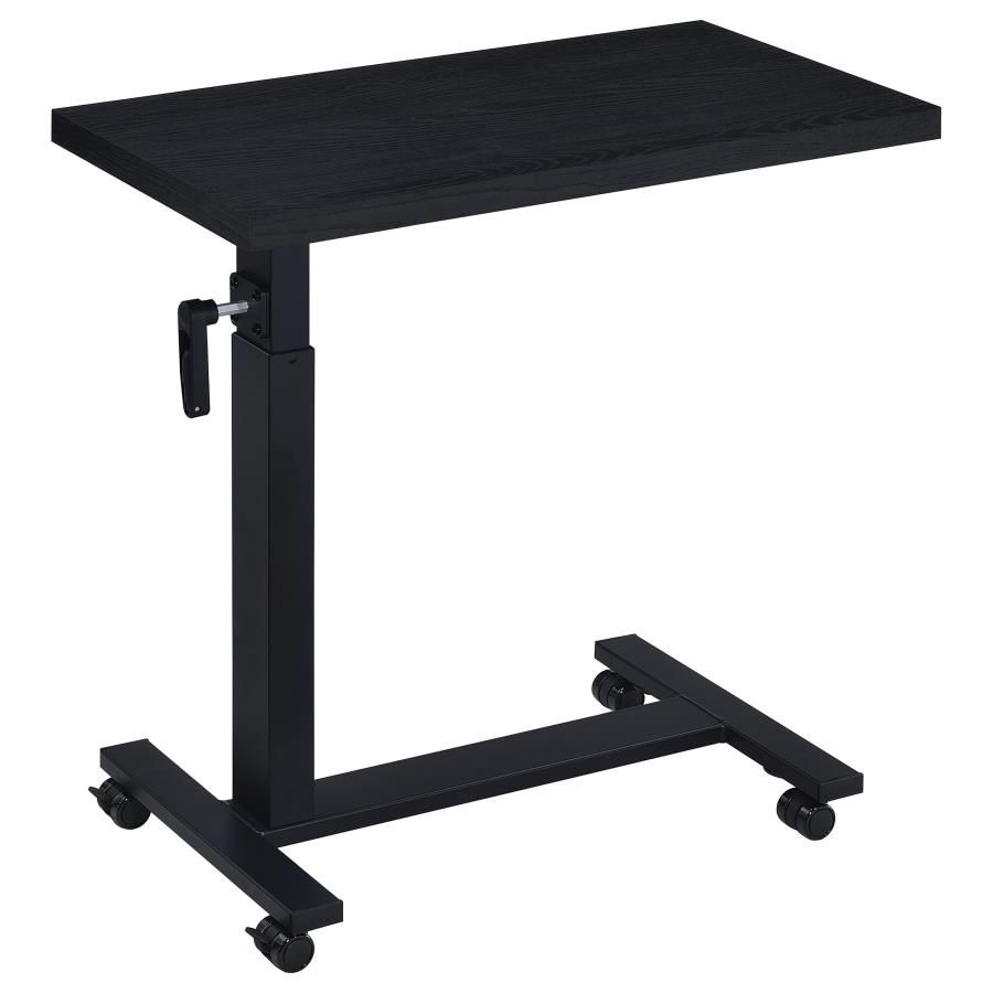 Westpark Height Adjustable Mobile Bedroom C-Table Black view 3