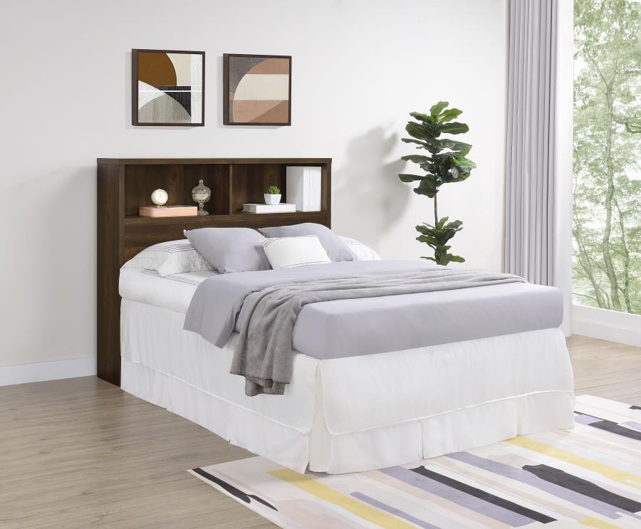 Westpark 49-inch Full Bookcase Headboard Dark Pine view 2