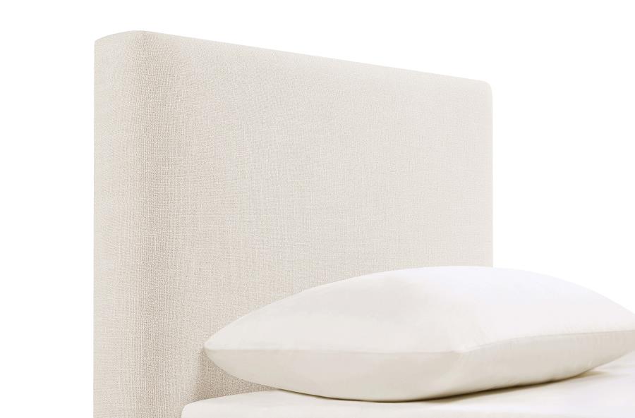 Pirro Upholstered Twin Panel Headboard Sand view 6