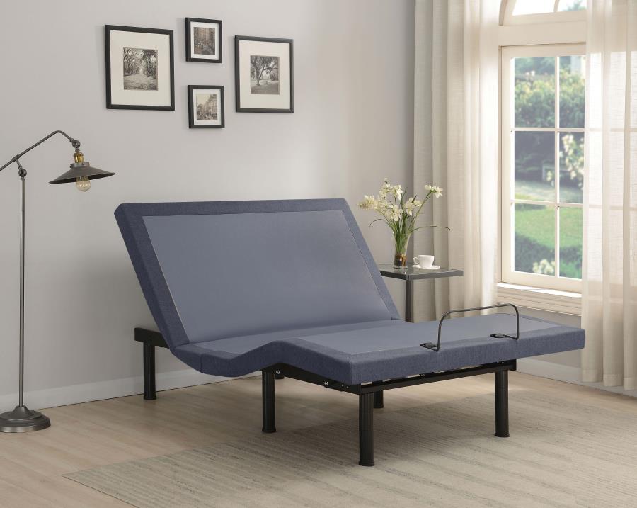 Clara Twin Extra Long Adjustable Bed Base Grey and Black view 2