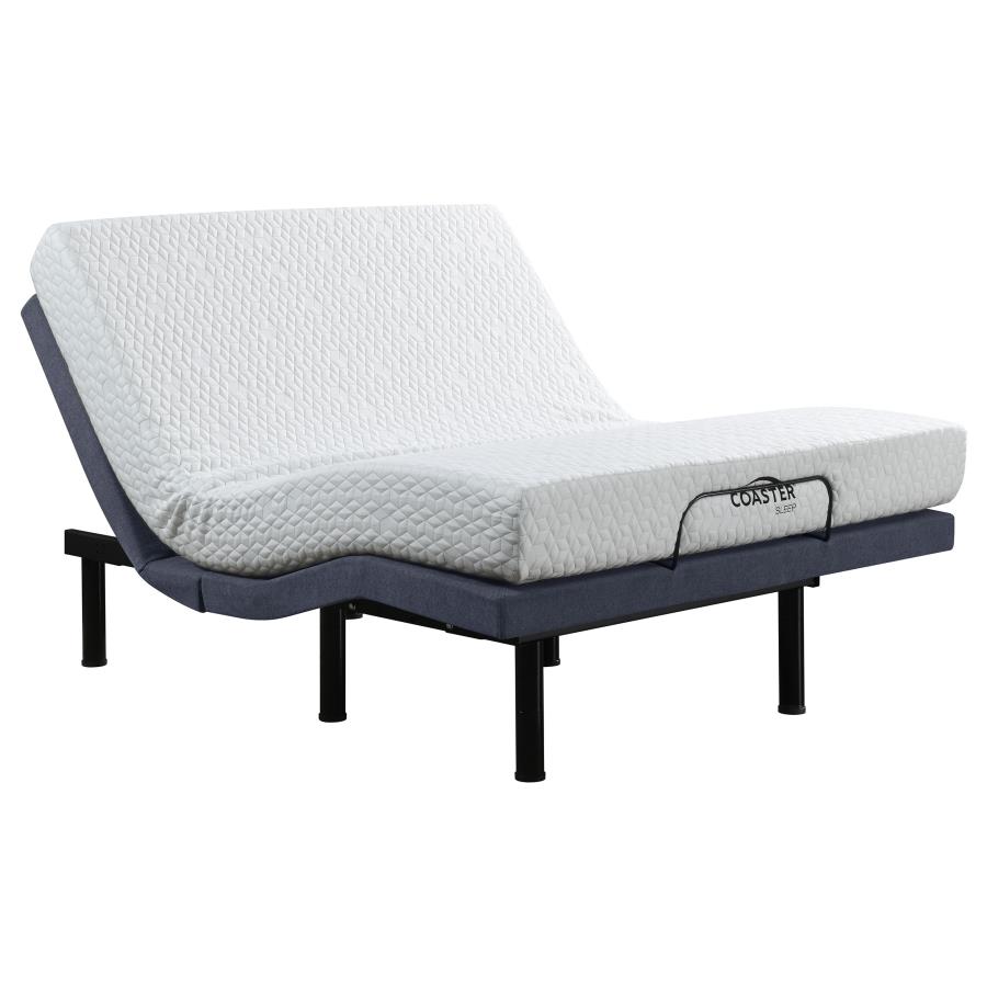 Clara Twin Extra Long Adjustable Bed Base Grey and Black view 3