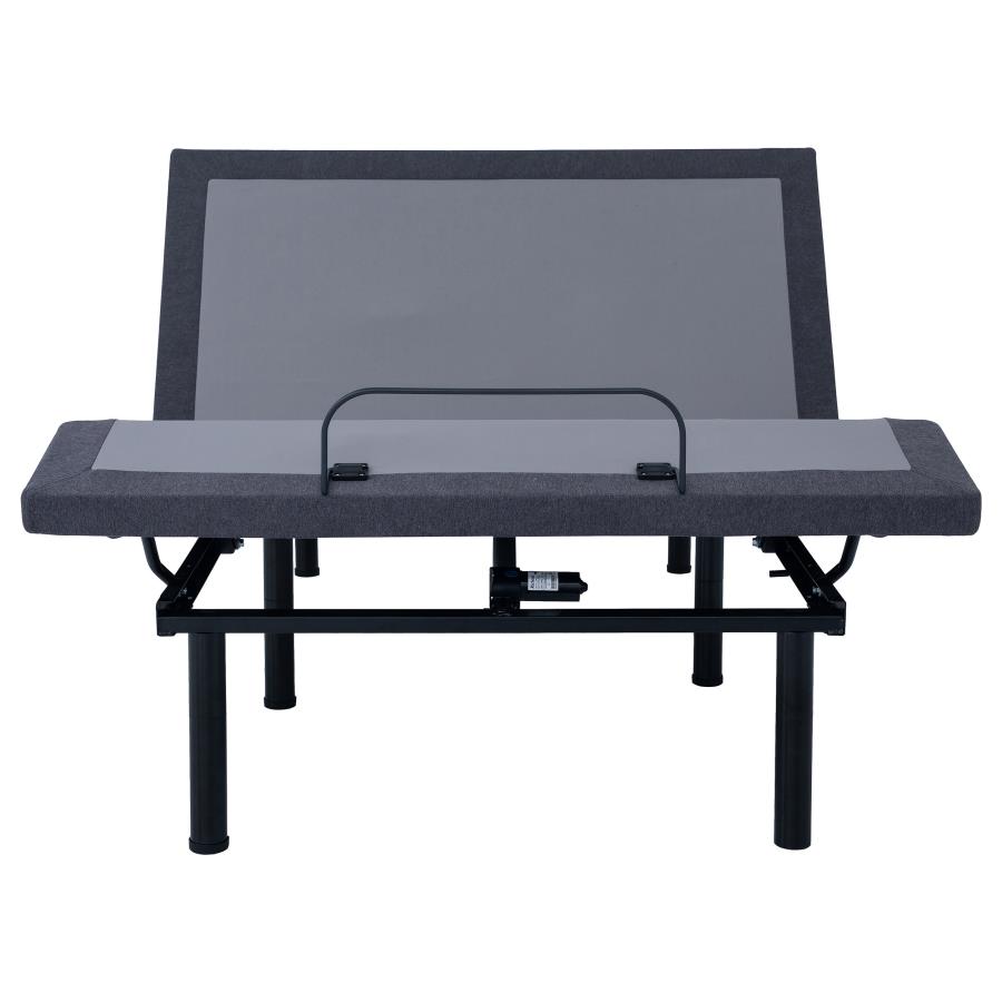 Clara Twin Extra Long Adjustable Bed Base Grey and Black view 5