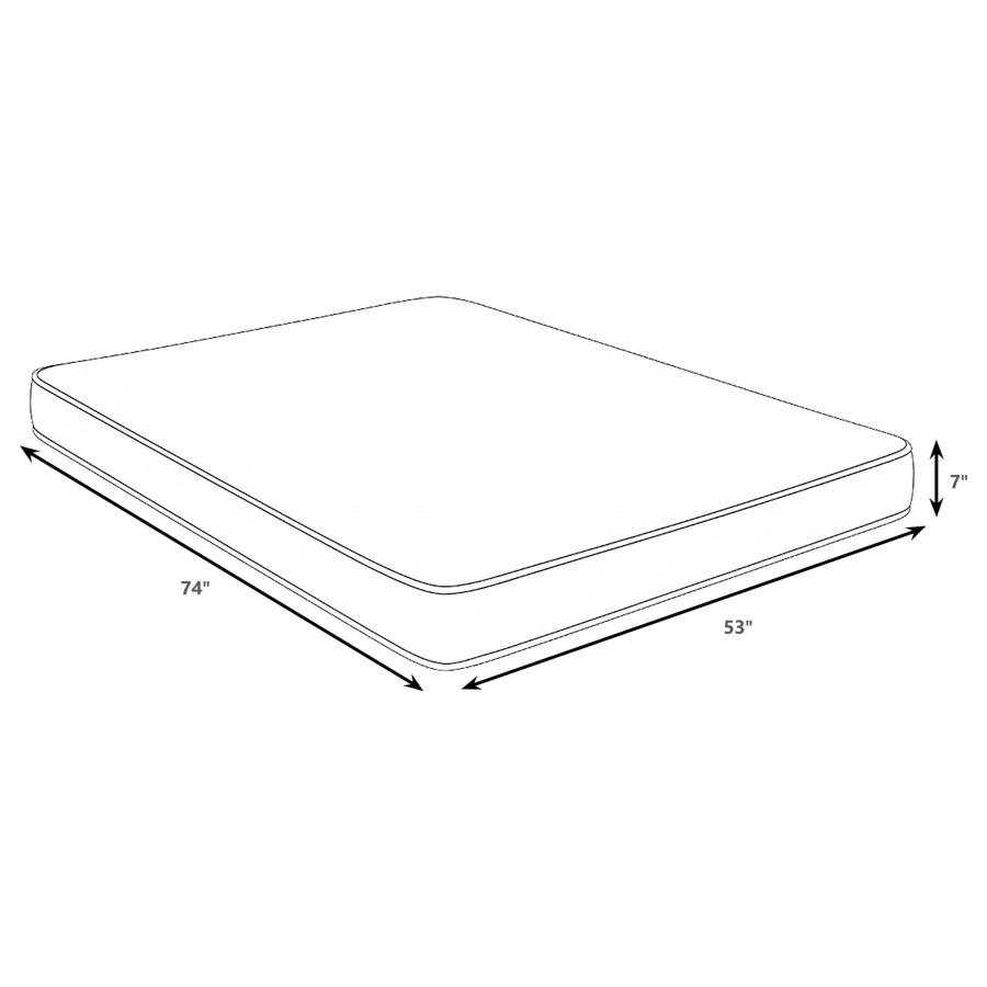 Kenyon 7-inch Full Bamboo Cover Firm Foam Mattress view 4