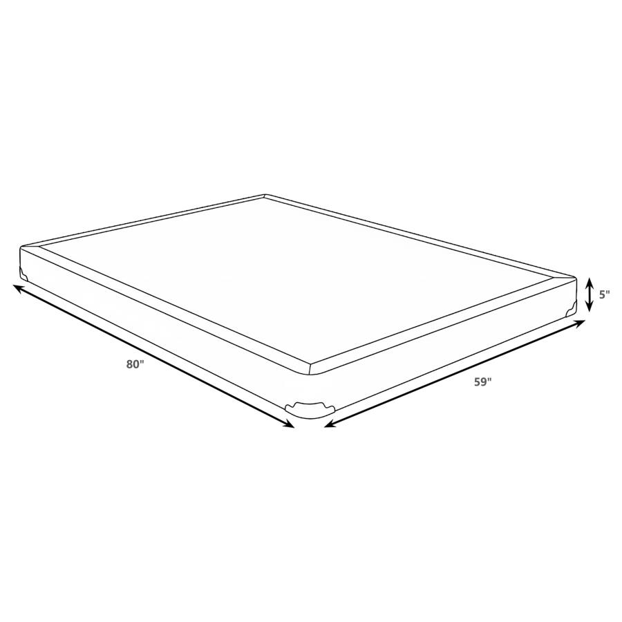 Mercer 5-inch Queen Low Profile Box Spring Foundation view 2