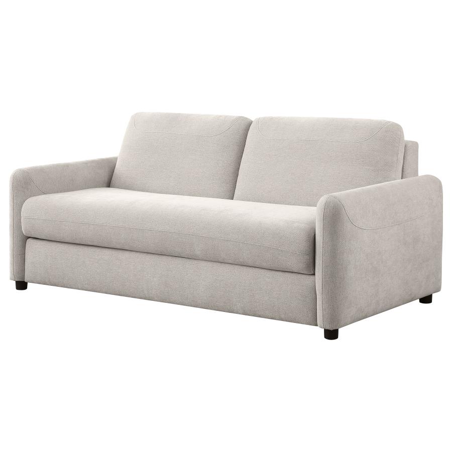 Rylie Upholstered Sofa Sleeper with Queen Mattress Beige view 6