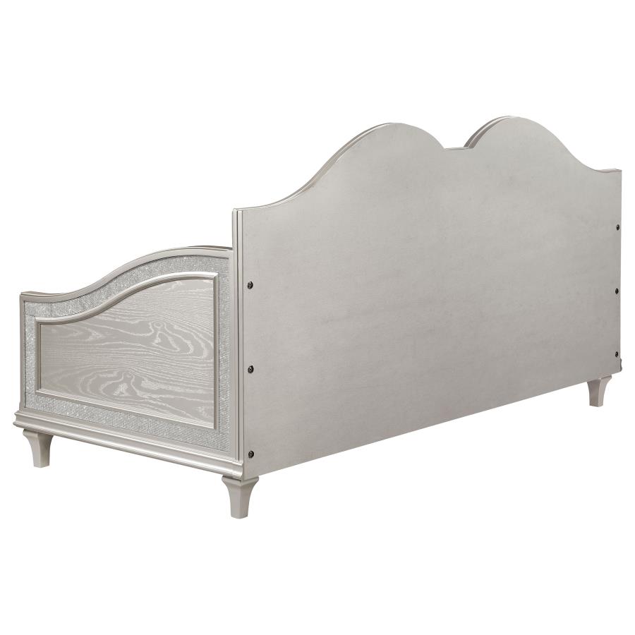 Evangeline Upholstered Twin Daybed Silver Oak view 7