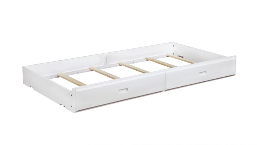 Chapman Wood Storage Trundle White view 4