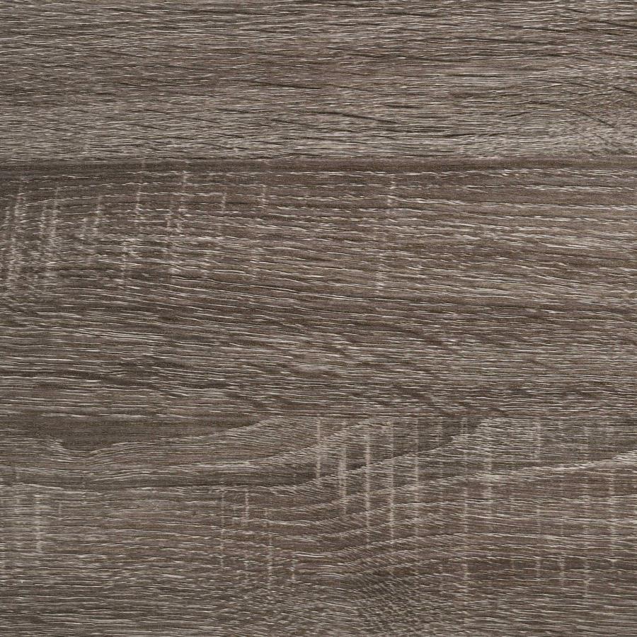 Flynn Wood Twin Over Twin Bunk Bed Weathered Brown view 7