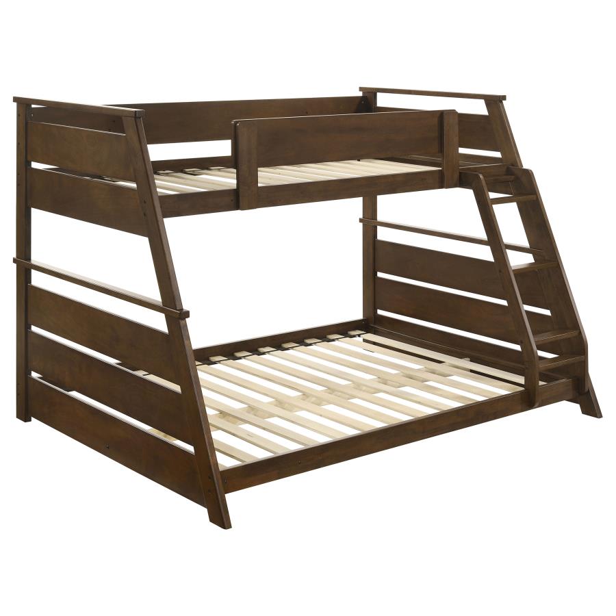 Holden Wood Veneer Twin Over Full Bunk Bed Walnut view 3