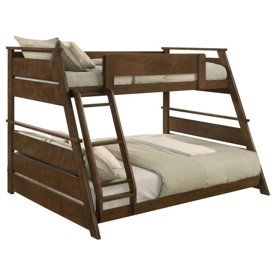 Holden Wood Veneer Twin Over Full Bunk Bed Walnut view 4